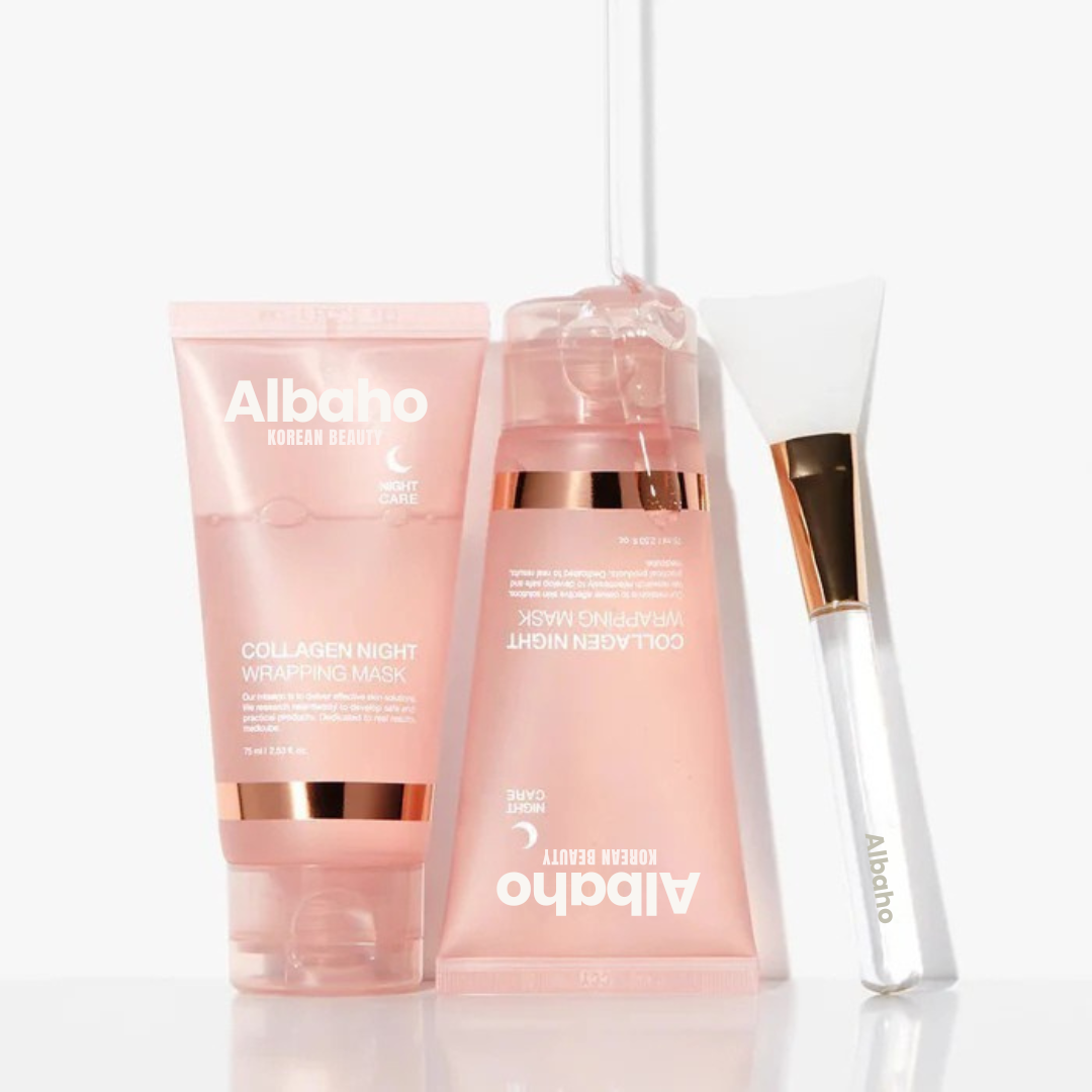 Μάσκα Νύχτας Περιτύλιξης Κολλαγόνου